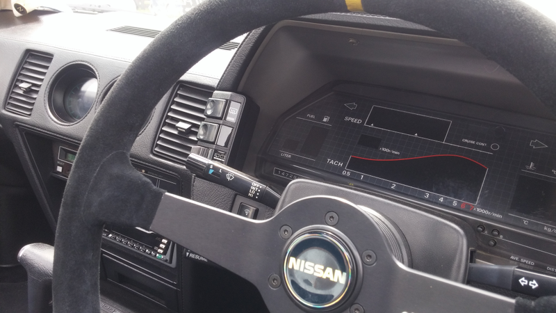 Oh Z31 how I love thee. Digi-dash and tunnel gauges to the left. Auto-tragic.